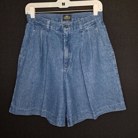 Lee Pants - Vintage 90s Lee High Waisted Pleated Denim Shorts Size S Relaxed Fit Y2K Mom Sho